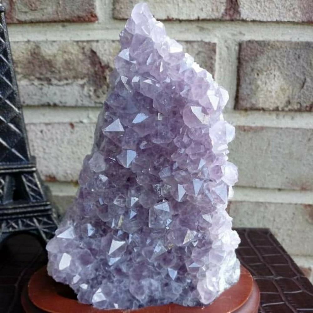 Amethyst Geode w/Custom Handmade Stand